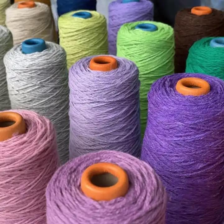 500g \ 1.1 lb 100% Wool Yarn Cones for Tufting gun, 2 ply\ 4ply \ 6ply Rug  Merino Yarns , Tufting Yarns Handmade Weaving Crochet Knitting