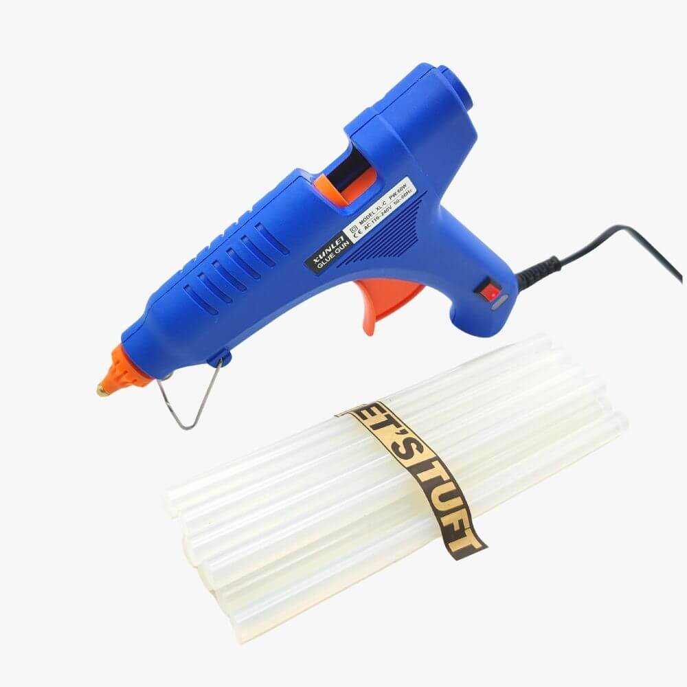 Hot Glue Gun with Sticks for rug tufting | LetsTuft