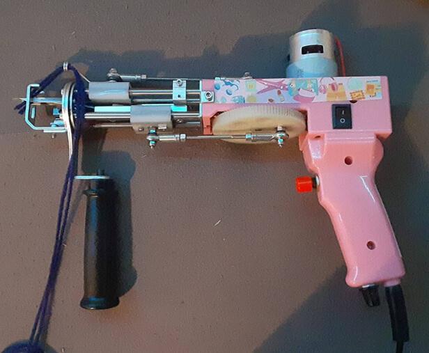 Pink Tufting Gun, Lightweight, Adjustable Speed, Ideal for All Skill Levels photo review