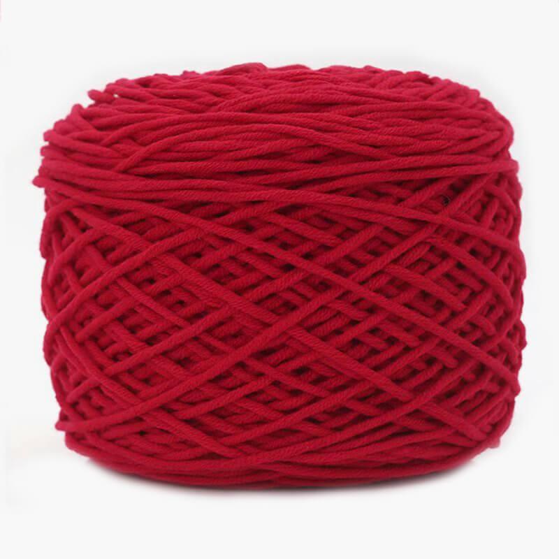 Red Acrylic Rug Yarn for Rug Tufting | LetsTuft